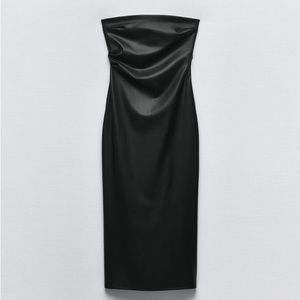 Zara Faux Leather Dress